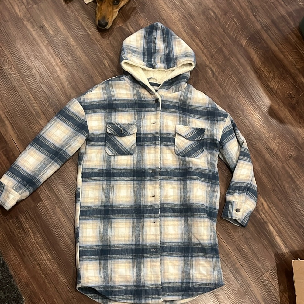 Lucky Brand Plaid Coat